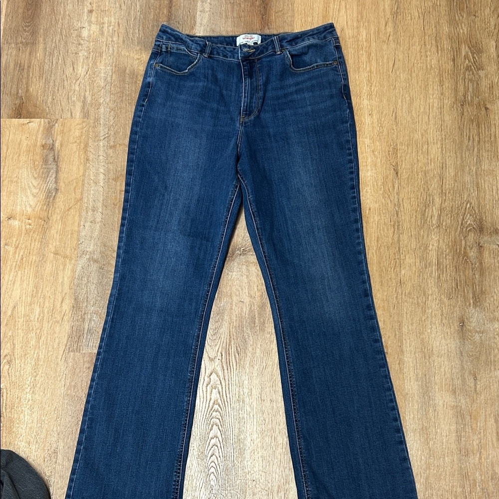 Wrangler Women's Dark Blue Flare Jeans